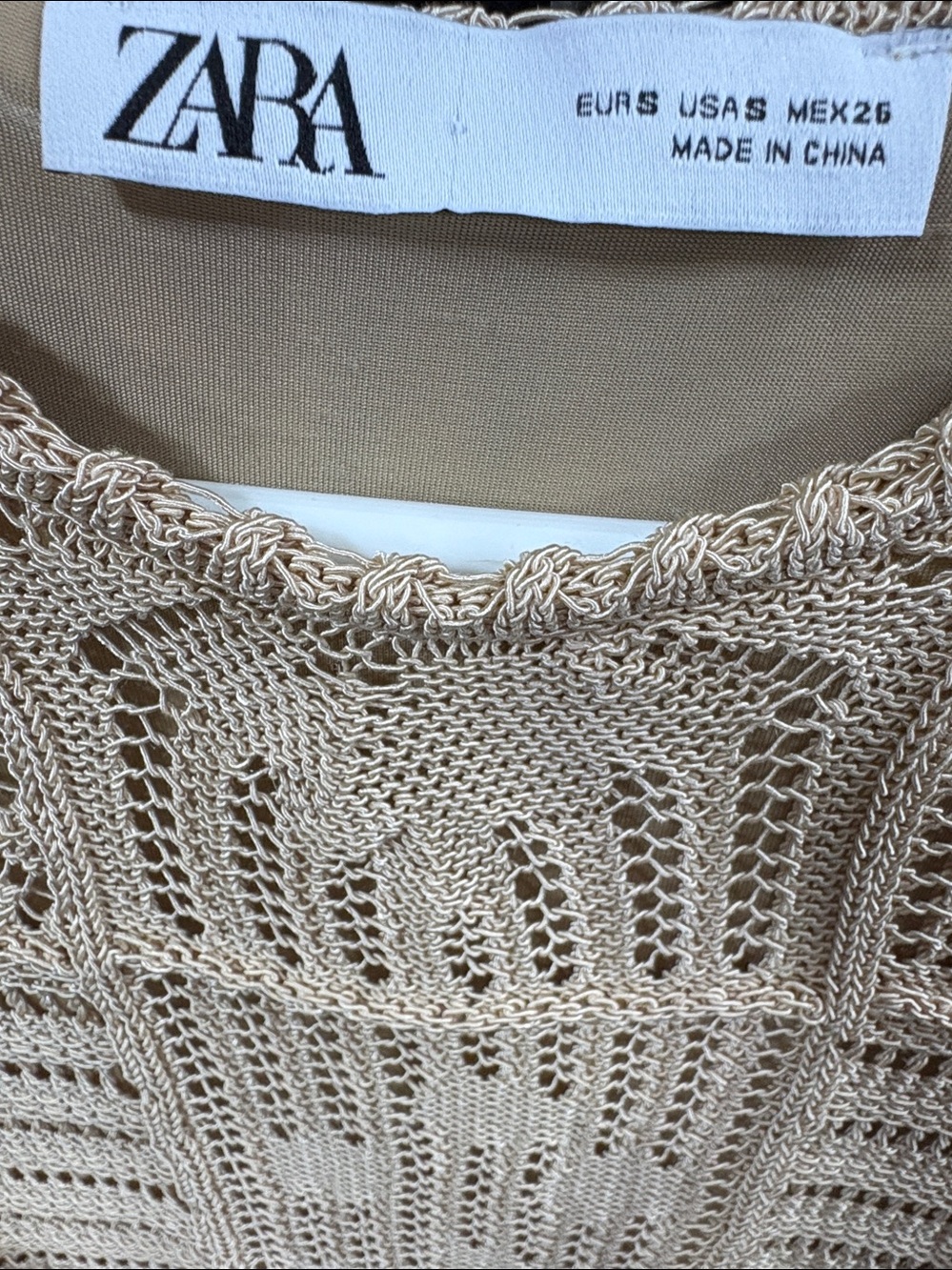 Zara Crochet Dress - Picture 4 of 5